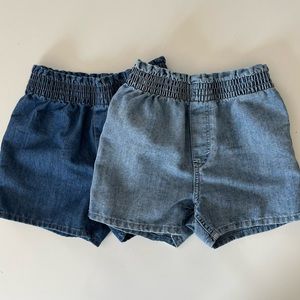 Bundle of 2 H&M Denim Shorts